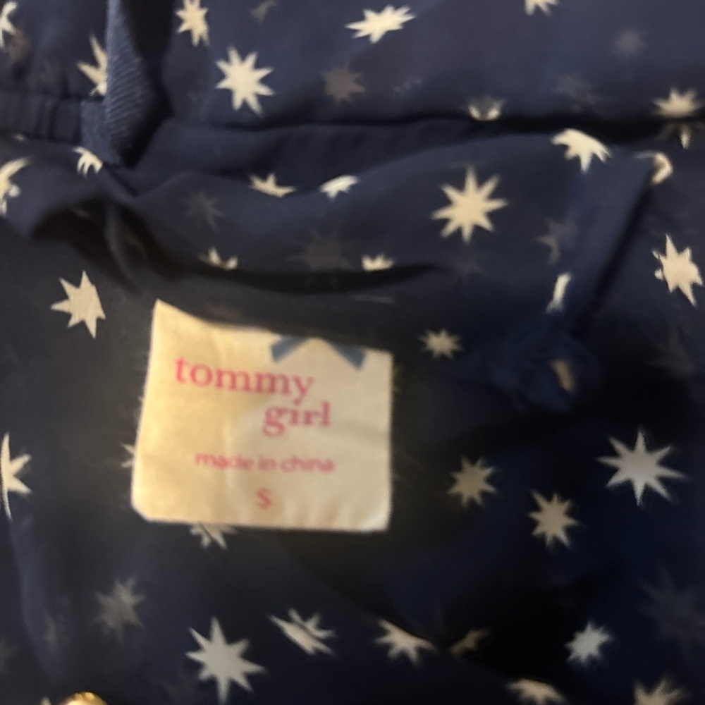 Tommy Hilfiger Navy Star Print Blouse